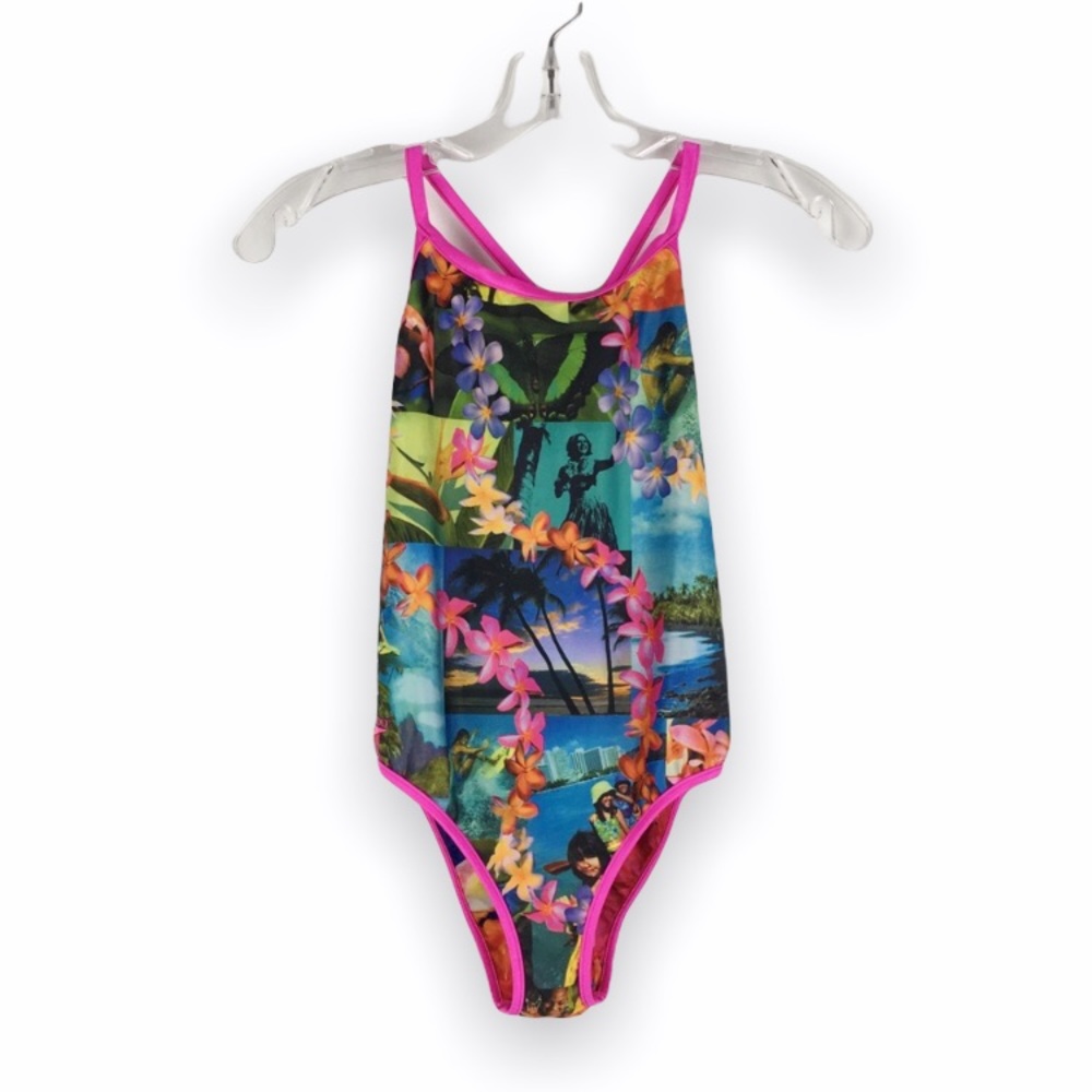 New Girls Reversible Speedo One Piece Swimsuit